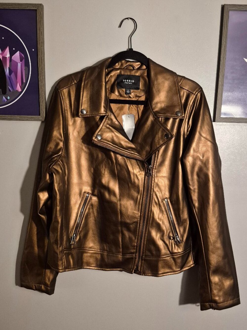 Bronze Biker Jacket